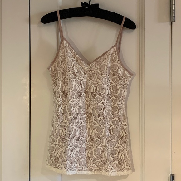 Anthropologie Tops - Anthropologie Bordeaux Prima Lace Cami—Medium